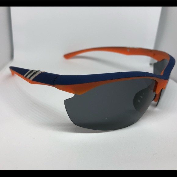 🛍 Sporty Sunglasses Orange and Blue RARE - Picture 5 of 7